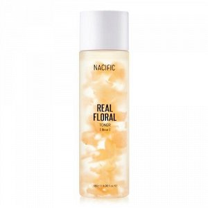 NACIFIC REAL FLORAL ROSE TONER 180ml Увлажняющий тонер с лепестками розы180мл