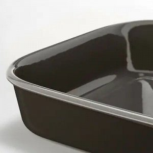 VARDAGEN ВАРДАГЕН Форма для духовки, прямоугольн формы/темно-серый33x26 см