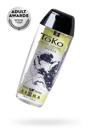 ЛУБРИКАНТ SHUNGA TOKO AROMA НА ВОДНОЙ ОСНОВЕ, СО ВКУСОМ ДЫНИ И МАНГО, 165 МЛ