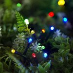 Гирлянда &quot;Нить&quot; 10 м, тёмная нить, 100 LED, свечение мульти, 2 режима, солнечная батарея