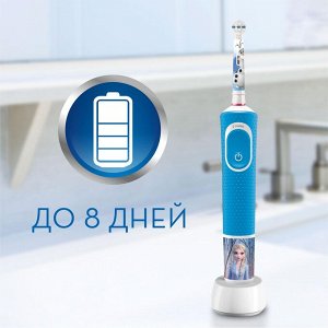 ORAL-B Электрическая зубная щетка ORAL_B  (3+ лет) D100.413.2KX Frozen тип 3710 Blue+Travel Case