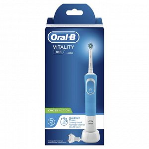 ORAL-B ORAL_B Электрическая зубная щетка Vitality D100.413.1 PRO CrossAction тип 3710 Blue
