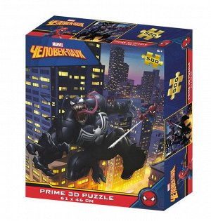 Пазл Prime 3D Человек-паук против Венома 500 элементов6