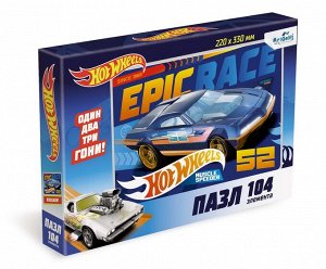 Пазл ORIGAMI Hot Wheels Muscle Speeder 104 элемента12