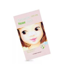 Etude House Патч очищающий для носа Greentea Nose Pack Ad, 0.65 мл