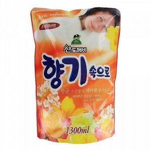 Кондиционер для белья «Фрезия» Soft Aroma Fresia 1300 мл, мягкая упаковка