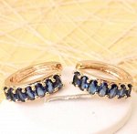 Серьги позолота  H01-8713