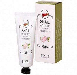 [JIGOTT] Крем для ног МУЦИН УЛИТКИ SNAIL MOISTURE FOOT CREAM, 100 мл