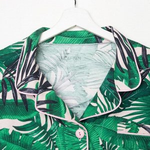 Пижама женская (рубашка и брюки) KAFTAN "Tropic" р. 48-50