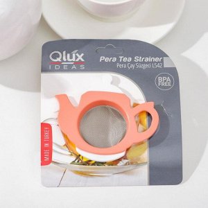 Ситечко для чая QLux, 9?8?2,5 см, цвет МИКС