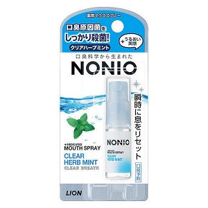 Спрей "Nonio" для свежего дыхания и предотвращ неприятного запаха изо рта (аромат трав и мяты) 5 мл