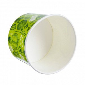 Стакан креманка "Зелёный" 250 мл, верхний диаметр 93 мм