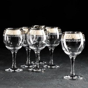 Набор бокалов для вина GiDGLASS «Нэро», 6 шт, 200 мл
