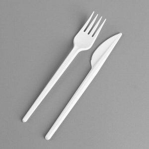 Набор одноразовой посуды «Вилка, нож»