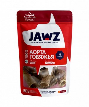 Джавз/JAWZ лакомства для собак Аорта говяжья пакет №27 р-р М 60гр*30