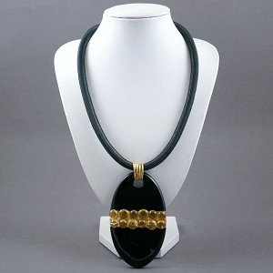 Rosa gold Муранское стекло/Каучуковый шнур/Ювелирная сетка