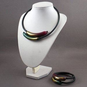 Choker green&voilet