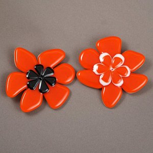 Flower red Муранское стекло