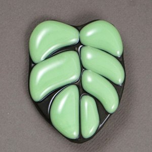 List green Муранское стекло