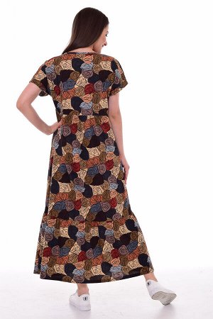 Платье женское 4-082 (терракотовый)