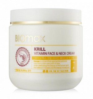 BIOMAX KRILL VITAMIN FACE & NECK CREAM/ Biomax Витаминный крем для лица и шеи с крилевым маслом