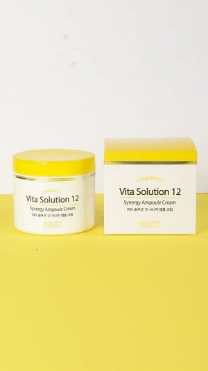 Jigott Vita Solution 12 Synergy Ampoule Cream / Vita Solution 12 Энергетический ампульный крем