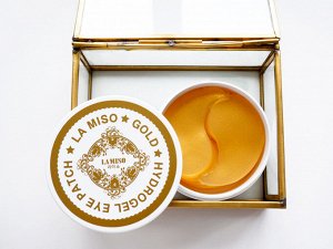 LA MISO Гидрогелевая маска с частицами золота для кожи вокруг глаз