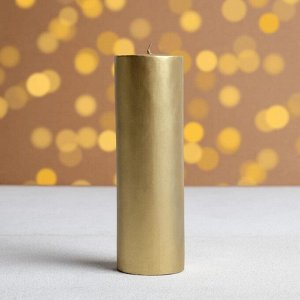 Свеча интерьерная «Магия золота», 8,5 х 26 см
