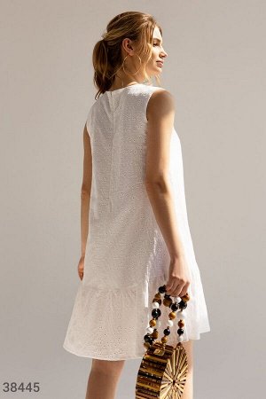 Gepur Лаконичное платье с вышивкой