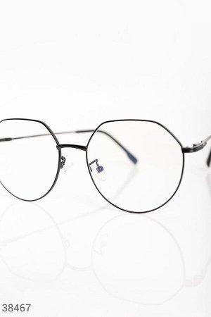 Фигурные очки с прозрачными линзами