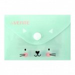 Папка-конверт на кнопке А7 (105 х 74мм) 150 мкм, горизонтальная, deVENTE Cutie