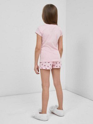 Пижама для девочек (фуфайка, шорты)