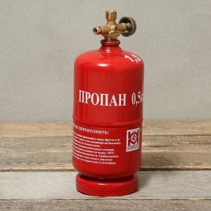 Баллон газовый, 1,5-1,7 л, туристический, LPG BT-0,5