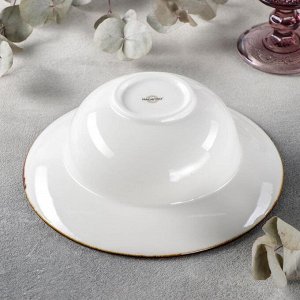 Тарелка для пасты Magistro «Церера», 400 мл, d=19,5 см, цвет белый