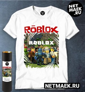 Футболка roblox, цвет белый