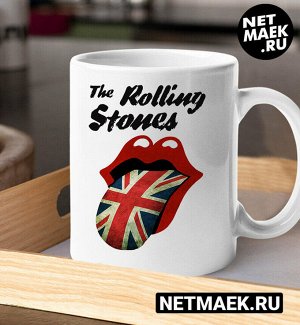 Кружка The Rolling Stones, цвет белая