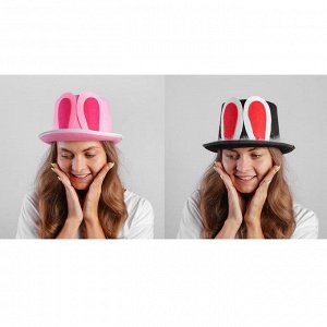 Карнавальная шляпа «Зайка», 56-58 см, цвета МИКС