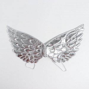 Карнавальный набор «Единорог», 3 предмета: ободок, крылья, юбка, цвет серебряный
