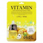 KR/e`kel Маска-салфетка для лица &quot;Витамин&quot; / VITAMIN Ultra Hydrating Essence Mask