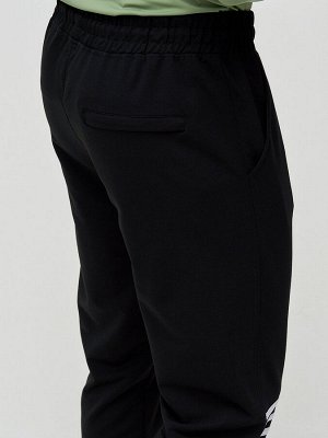 Трикотажные брюки мужские черного цвета 2269Ch
