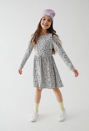 Платье детское для девочек Lygdyn серый