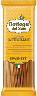 Макароны цельнозерновые Bogetta del Sole Integrale Spagetti 500г