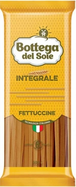 Макароны цельнозерновые Bogetta del Sole Integrale Fettuccine 500г