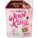 Жидкое средство &quot;Wool King Liquid Detergent&quot; для стирки изделий из деликатных тканей 1800 мл, мягкая упаковка с крышкой / 8