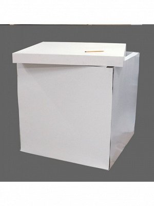 Коробка Сюрприз 90 х 90 х 90 см цвет белый