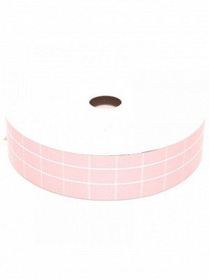 Лента полипропилен клетка розовая 3 см х 50 ярд