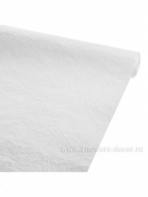 Бумага эколюкс водостойкая 70 - 75 см х 5 м белый жатая
