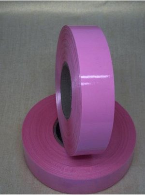 Лента полипропилен лаковая 2 см х 50 ярд цвет светло-розовый 36