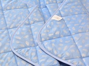 Одеяло облегченное 1,5 сп. 145х205 см. голубое
