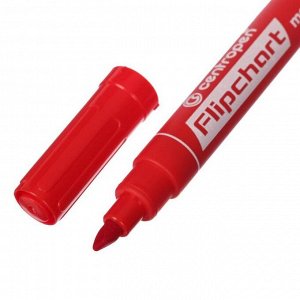 Маркер для флипчарта, Centropen 8560 FLIPCHART, скошенный, 1-4.6 мм, красный